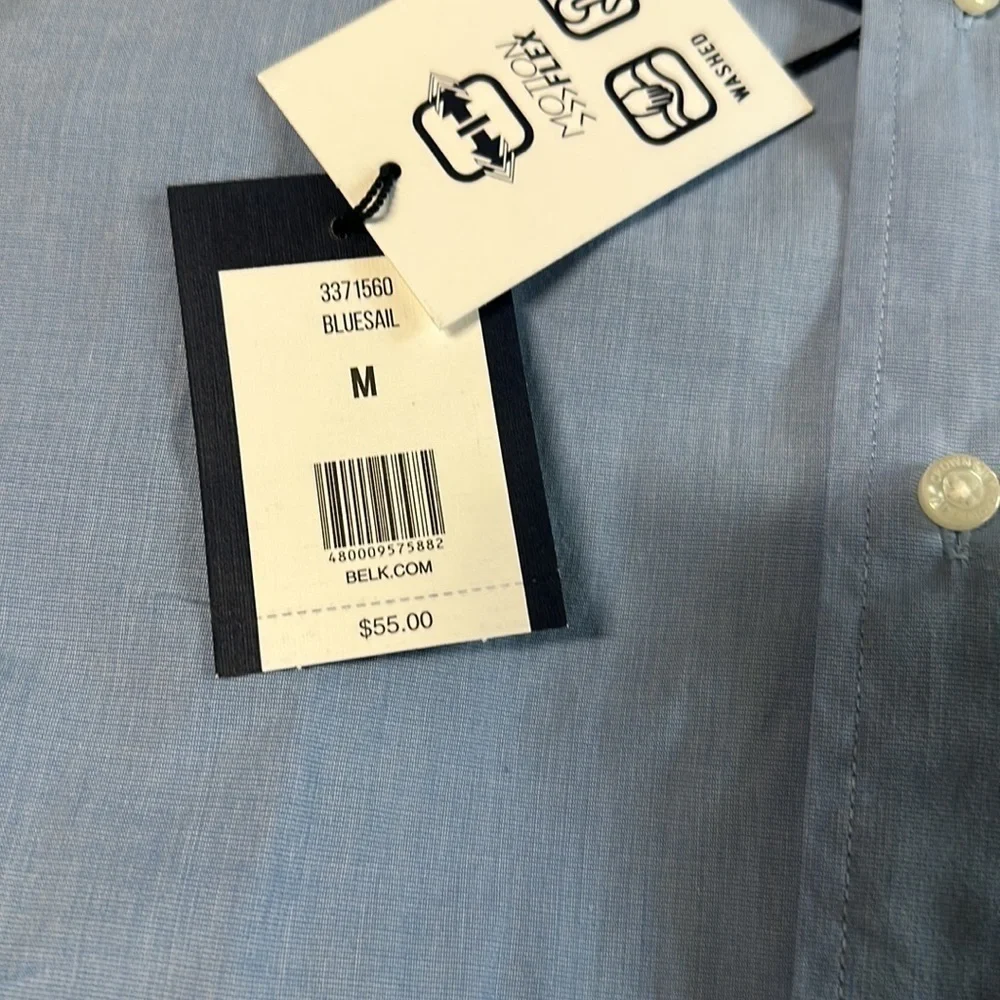 Mens crown n ivy collar button dress shirt nwt sz m - Picture 2 of 4